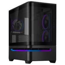 Product image of ASUS PRIME AP202 TEMPERED GLASS ARGB MID TOWER შავი კომპიუტერის ქეისი