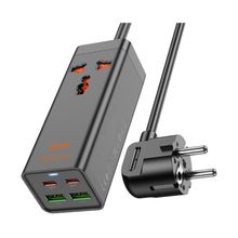 Product image of HOCO AC10A Barry PD65W GaN + QC3.0 + 1 Socket დამაგრძელებელი შავი