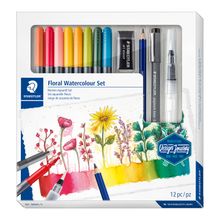 Product image of Staedtler Floral Watercolour Set 12ც სამხატვრო ნაკრები