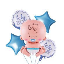 Product image of Falcon ფოლგირებული ბუშტი Baby Boy Shower 1ც