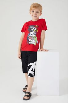 Product image of D4765 V1 ბიჭის ორეული შორტით მარველი