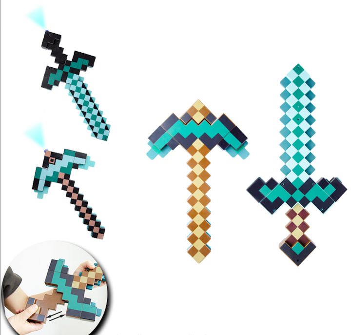 minecraft-pixel-sword-and-picaxe-mainqraftis-khmali-da-tseraqvi