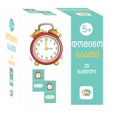 Product image of EDU Toys დომინო საათი სამაგიდო თამაში