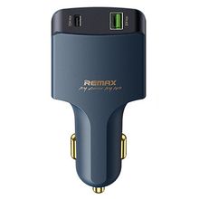 Product image of REMAX Tour Series 100W PD+QC Fast Charging Car Charger RCC326 black მანქანის დამტენი