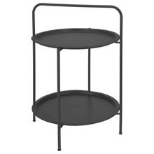 Product image of KOOPMAN DARK GREY 50X66 სმ ეზოს მრგვალი მაგიდა