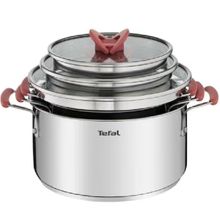 Product image of TEFAL Pot Set G720S674 18/20/24სმ ქვაბების ნაკრები
