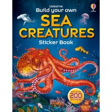 Product image of Usborne Sea creatures sticker book სტიკერების წიგნი