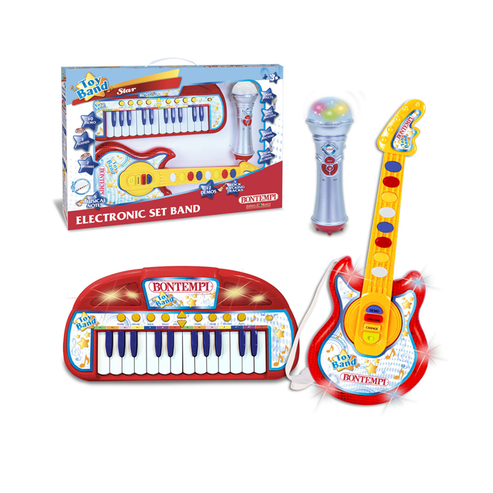 Bontempi Toy Band Electronic Set Band ელექტრო ინსტრუმენტები Extra.ge