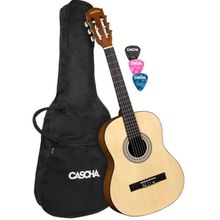 Product image of Cascha Student Series Classical Guitar 4/4 Set Natural Matt კლასიკური გიტარა