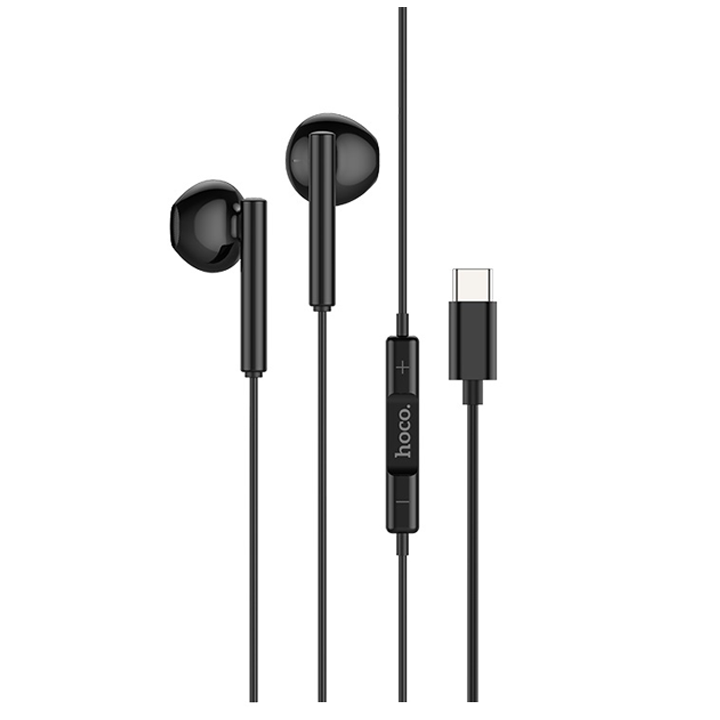 hoco-earphone-m65-special-sound-type-c-wire-control-earphone-s-with-micblack-photo-2