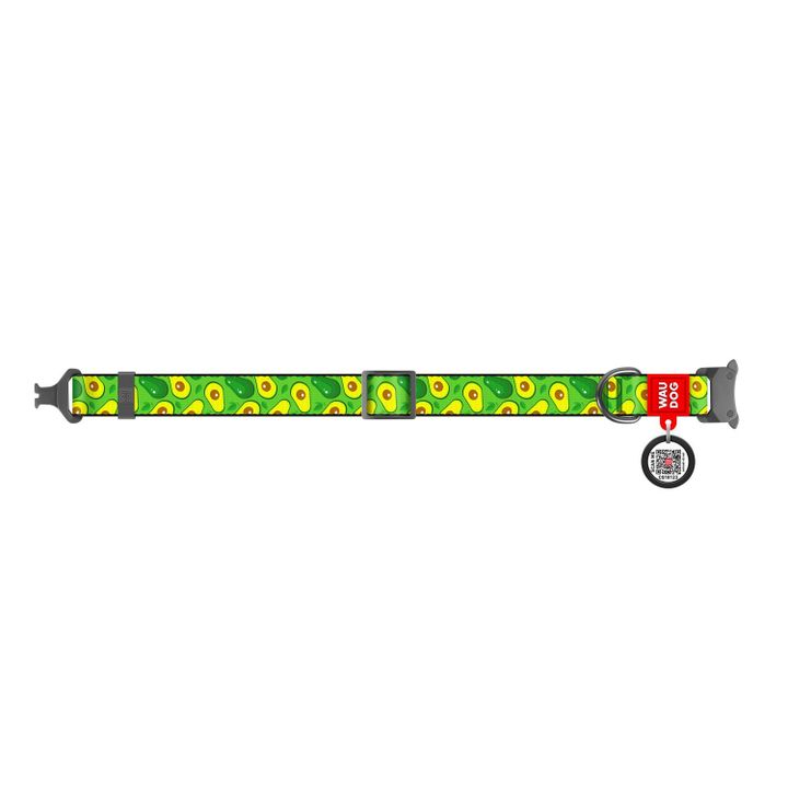 collar-dzaghlis-neilonis-saqelo-qr-pasportit---mtsvane-avokado-zoma-28-40sm-20mm-photo-2