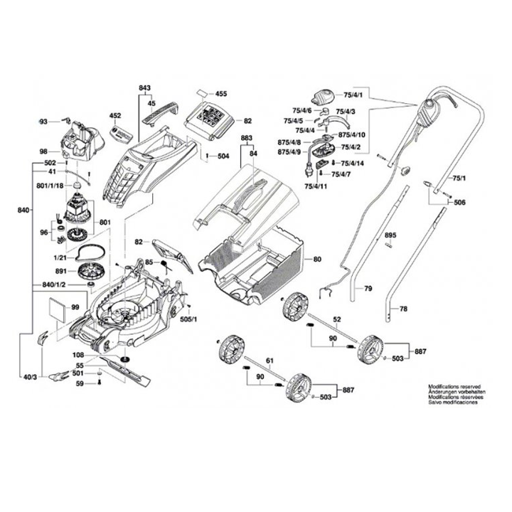 Bosch ROTAK 32 გაზონის საკრეჭი - Extra.ge - 747733