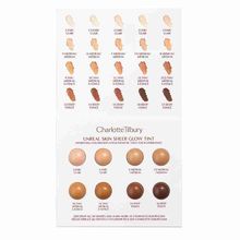 Product image of Charlotte Tilbury Unreal Skin Sheer Glow Tint Sample Card ტონალურის სინჯი
