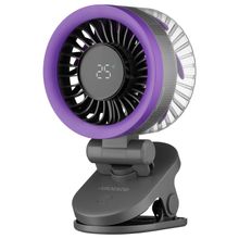 Product image of ARDESTO ONEBREEZE FT-M83GR პორტატული, აკუმულატორით, დისპლეით, ნაცრისფერი მაგიდის ვენტილატორი
