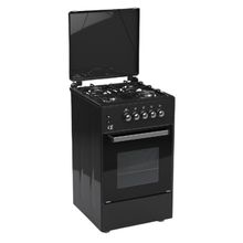 Product image of Gas Cooker/ Oz/ Oz OG 5040 BL TOP FFD / OSmall50X50B4G Coocker, 4Gas, Oven-Gas, 50x50x85, Ignition, Black,Top metal