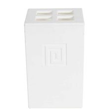 Product image of BISK MEANDER TOOTHBRUSH HOLDER WHITE ჭიქა კბილის ჯაგრისებისთვის