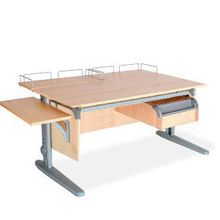 Product image of სამეცადინო მაგიდა ერგო ეკო 120, ტუმბო TCH 04, გვერდითა და უკანა თარო