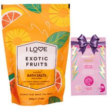 Product image of I LOVE Signature Bath Salts Exotic Fruit აბაზანის მარილი + საჩუქარი სახის ნიღაბი