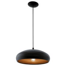 Product image of EGLO 94605 MOGANO-1, E27 ცოკოლით, 400 მმ, შავი საკიდი ჭაღი