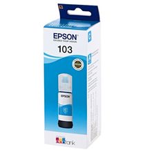Product image of Epson 103 (cyan) L3100 Cyan ink bottle 65 ml კარტრიჯი