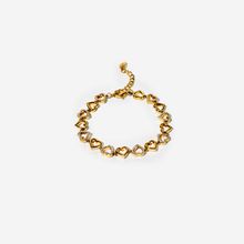 Product image of Her Store ტიტანის მოოქროვილი სამაჯური გულებით