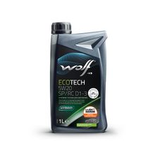 Product image of Wolf ECOTECH 5W20 SP/RC D1-3 1ლ