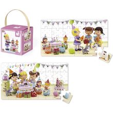 Product image of სათამაშო ფაზლი JANOD SET OF 2 PUZZLES THE JULIET FESTIVAL J02768