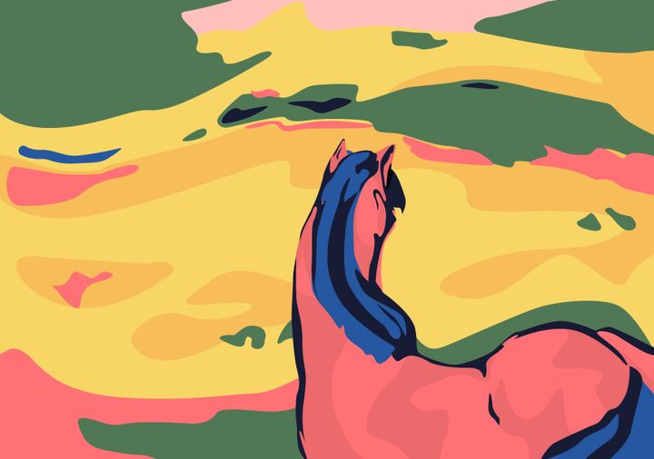 misalotsi-barati-horse-in-a-landscape-1910-marc