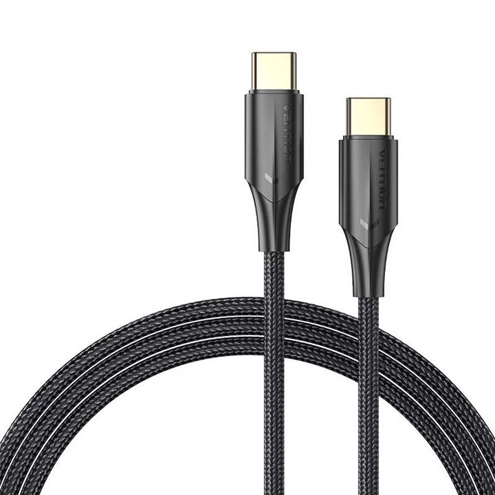 vention-taubh-nylon-braided-usb-20-c-male-to-c-male-3a-cable-2m-black-led-type