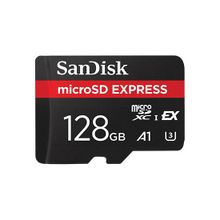 Product image of SanDisk 128GB microSD Express Card 880MB/s Class 10 SDSQXFN-128G-GN4NN Micro-SD ბარათი