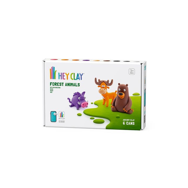 hey-clay-bear-deer-hog-series-forest-animals-plastelinis-nakrebi