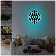 Product image of Cozy Home საახალწლო კედლის სანათი 28X32სმ Snowflake 2 Blue