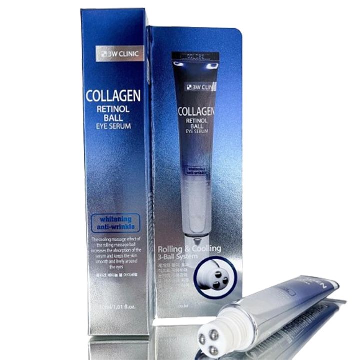 3w-clinic-collagen-retinol-ball-eye-serum-tvalis-shrati-masazhorit-30ml