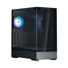 Product image of ZALMAN P40PRISMBLACK, COMPUTER CASE, MIDT, ATX, MATX, MINI-ITX, USB TYPE-C, USB, HD AUDIO, BLACK კომპიუტერის ქეისი