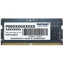 Product image of PATRIOT PSD516G560081S DDR5 (SODIMM) 5600MHz 16GB ნოუთბუქის ოპერატიული მეხსიერება