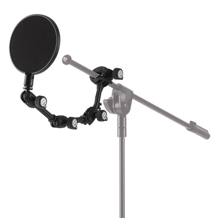 quiklok-fap006-clamp-on-adjustable-pop-filter-swivel-arm-black-pop-filtri