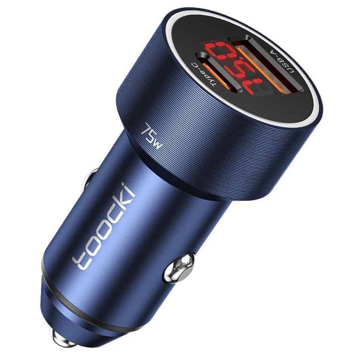 toocki-dual-usb-car-charger-75w-1x-usb-c-1x-usb-a-led-display-tccac-hy03-blue-manqanis-usb-damteni
