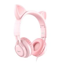Product image of HOCO W36 Cat ear headphones with mic Pink