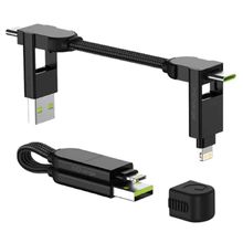 Product image of Rolling Square inCharge X Black 100W მრავალფუნქციური კაბელი
