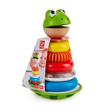Product image of ხის ასაწყობი სათამაშო ბაყაყი Mr. Frog Stacking Rings