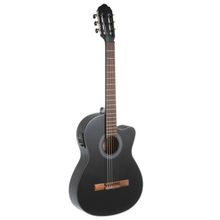 Product image of Gewa Classic E-Guitar Student 4/4 Okoume/Cedar Black W P/A & Cut კლასიკური გიტარა