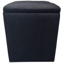 Product image of 34/34/40 ასახდელი პუფი ალკანტარა შავი