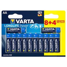 Product image of Varta Longlife Power 8+4 AA (Double Blister) ელემენტი