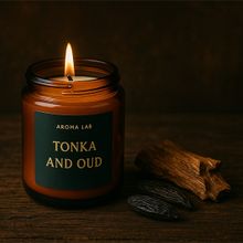 Product image of AROMA LAB Tonka and Oud სურნელოვანი სანთელი