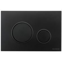 Product image of SCHWAB P47-0190-0253 PLATE VELA BLACK ავზის ჩამრეცხი ღილაკი