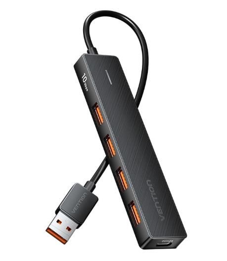 vention-chobb-usb-to-usb-32-gen-2-type-a-x-4usb-c-10g-hub-015m-black-usb-habi
