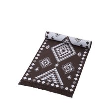 Product image of ხალიჩა -  GEOMETRIC ACRYLIC FRINGED RUG 120X180 CM LIGHT BROWN