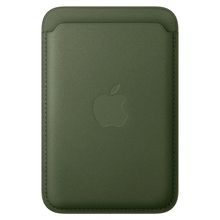Product image of iPhone FineWoven Wallet with MagSafe Moss მობულირი ტელეფონის საფულე ქეისი
