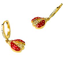 Product image of ტიტანის მოოქროვილი ოქროსფერი საყურე ჭიამაია