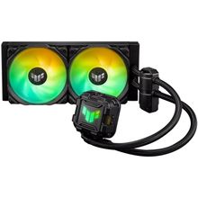 Product image of თხევადი გაგრილება Asus TUF 90RC00U1-M0UAY0 LC II 240 ARGB, 120mm, 2000Rpm, Liquid Cooling, Black